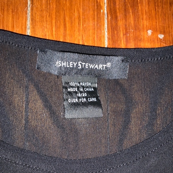 Ashley Stewart sheer top rayon sweater. Worn once. - Picture 2 of 3